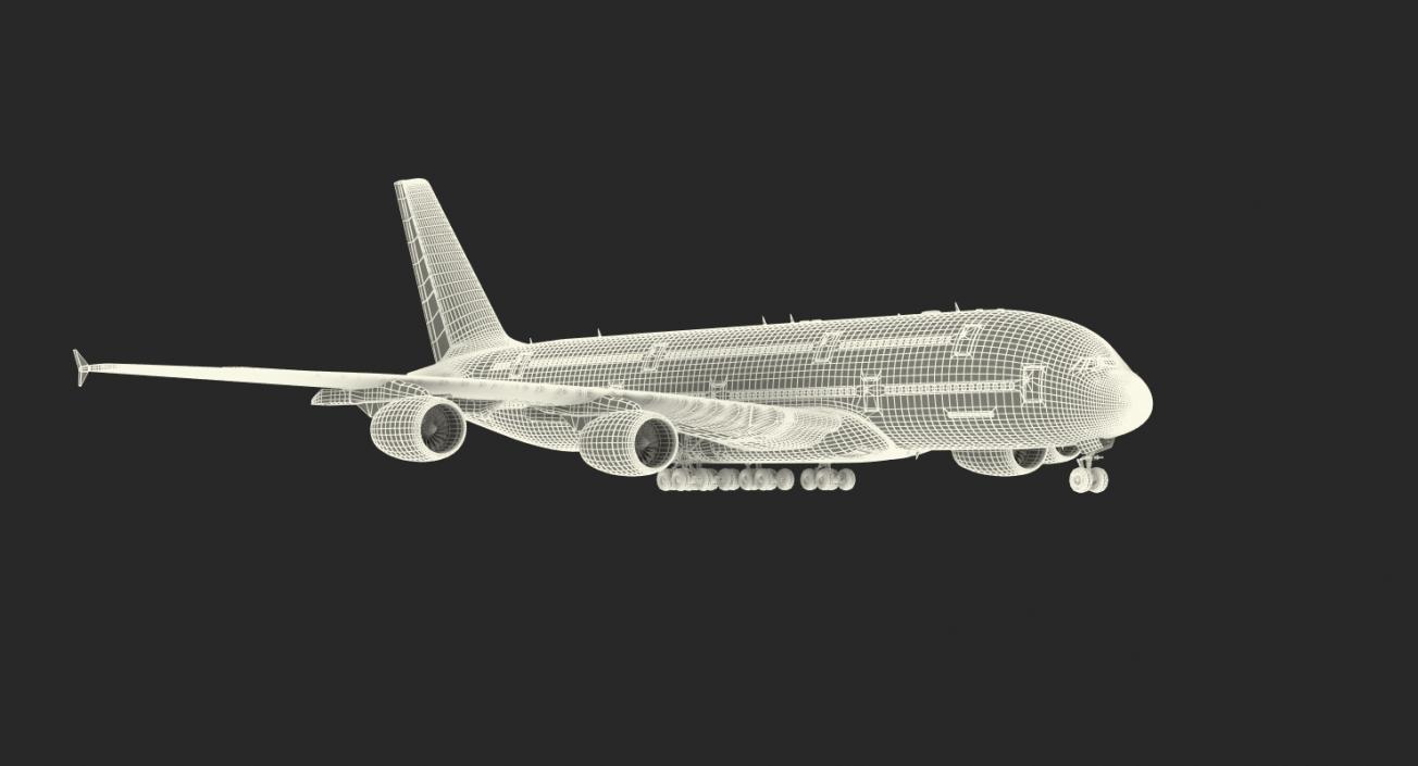 Airbus A380-1000 Air France 3D